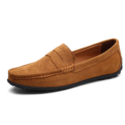 Graham | Soft Blue Suede Loafers