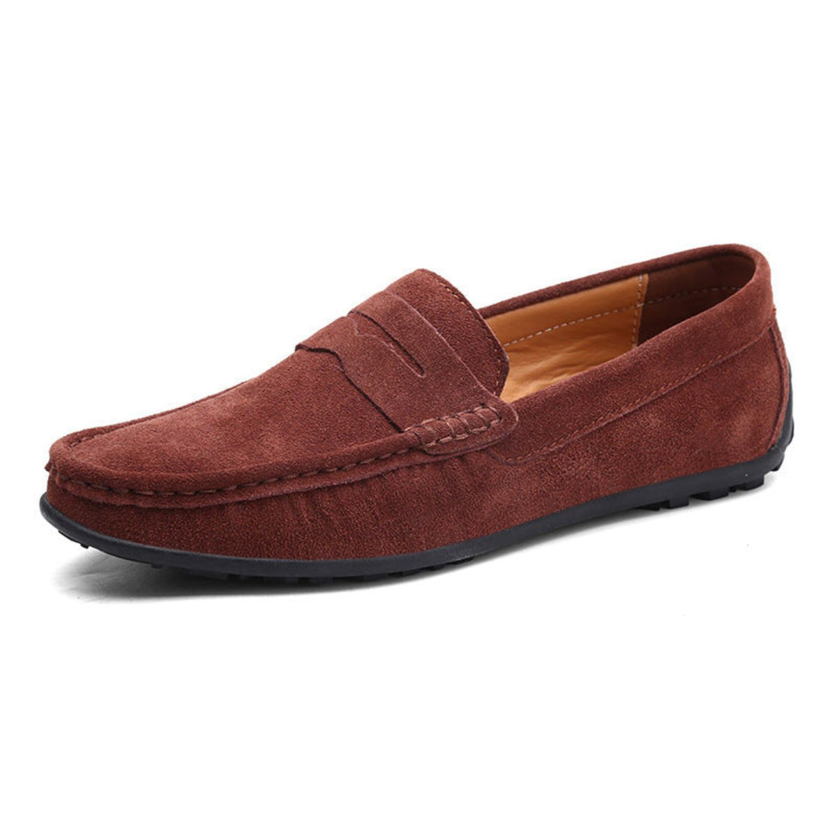 Graham | Soft Blue Suede Loafers