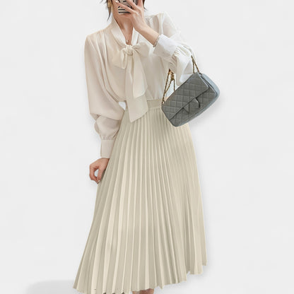 Bernadette | Pleated Midi Skirt