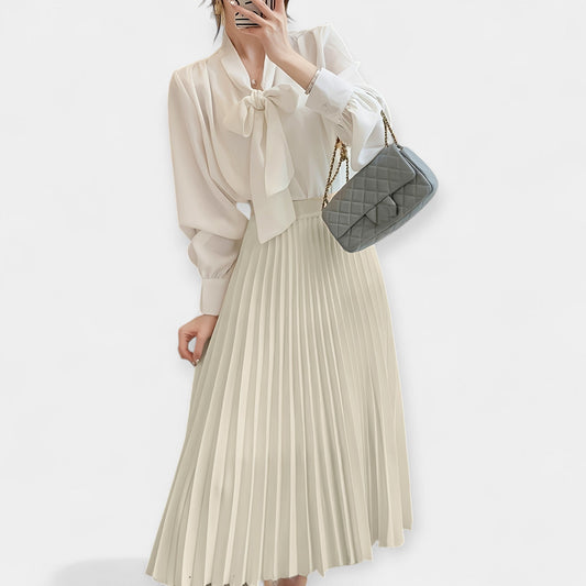Bernadette | Pleated Midi Skirt