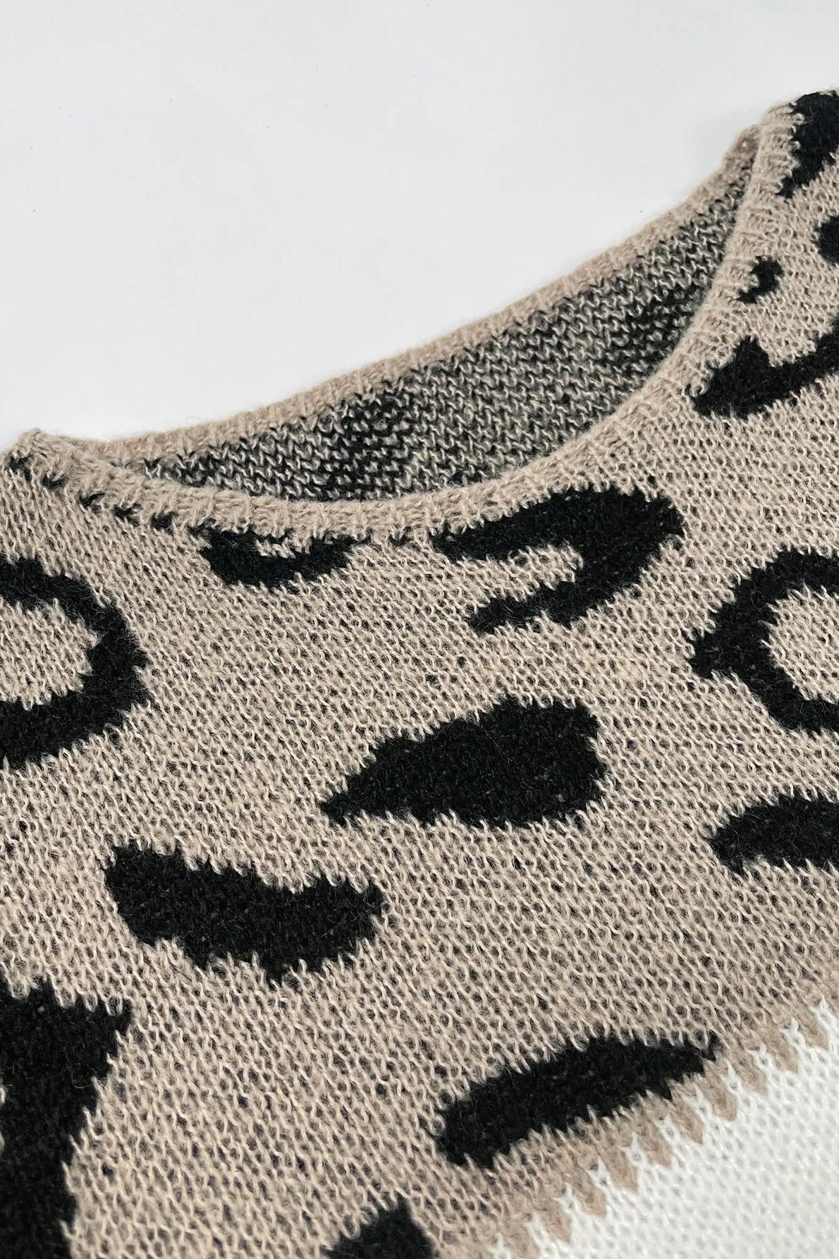 Bernadette | Monochrome Colour-Block Jumper