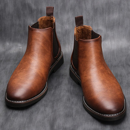 Brandon | Brown Classic Chelsea Boots