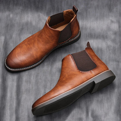 Brandon | Brown Classic Chelsea Boots