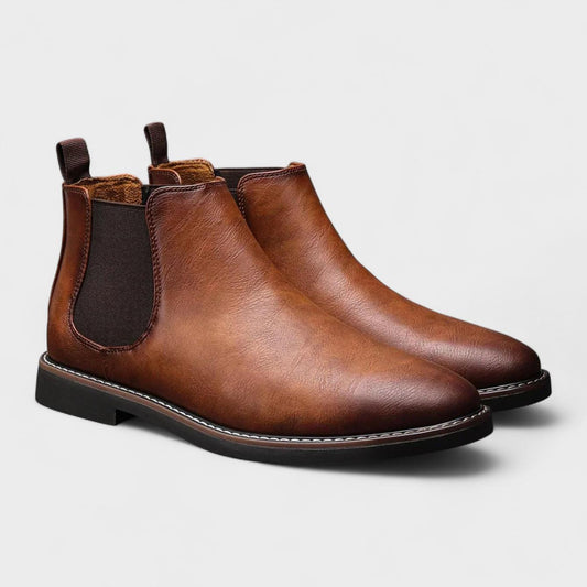 Brandon | Brown Classic Chelsea Boots