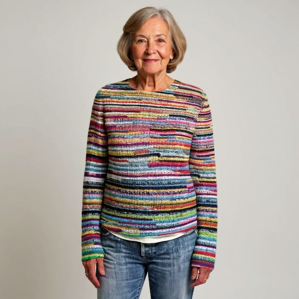 Brenda | Multicolour Striped Knit Jumper