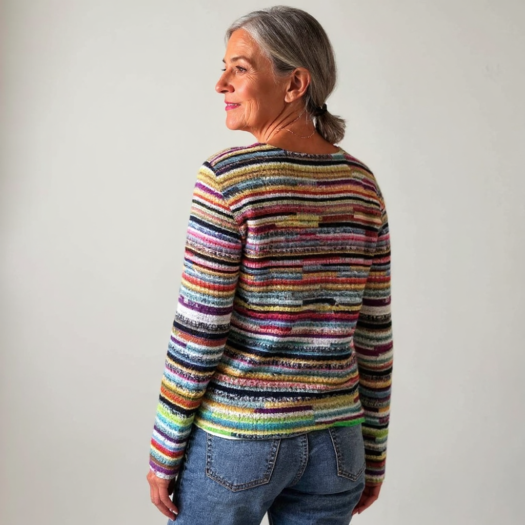 Brenda | Multicolour Striped Knit Jumper