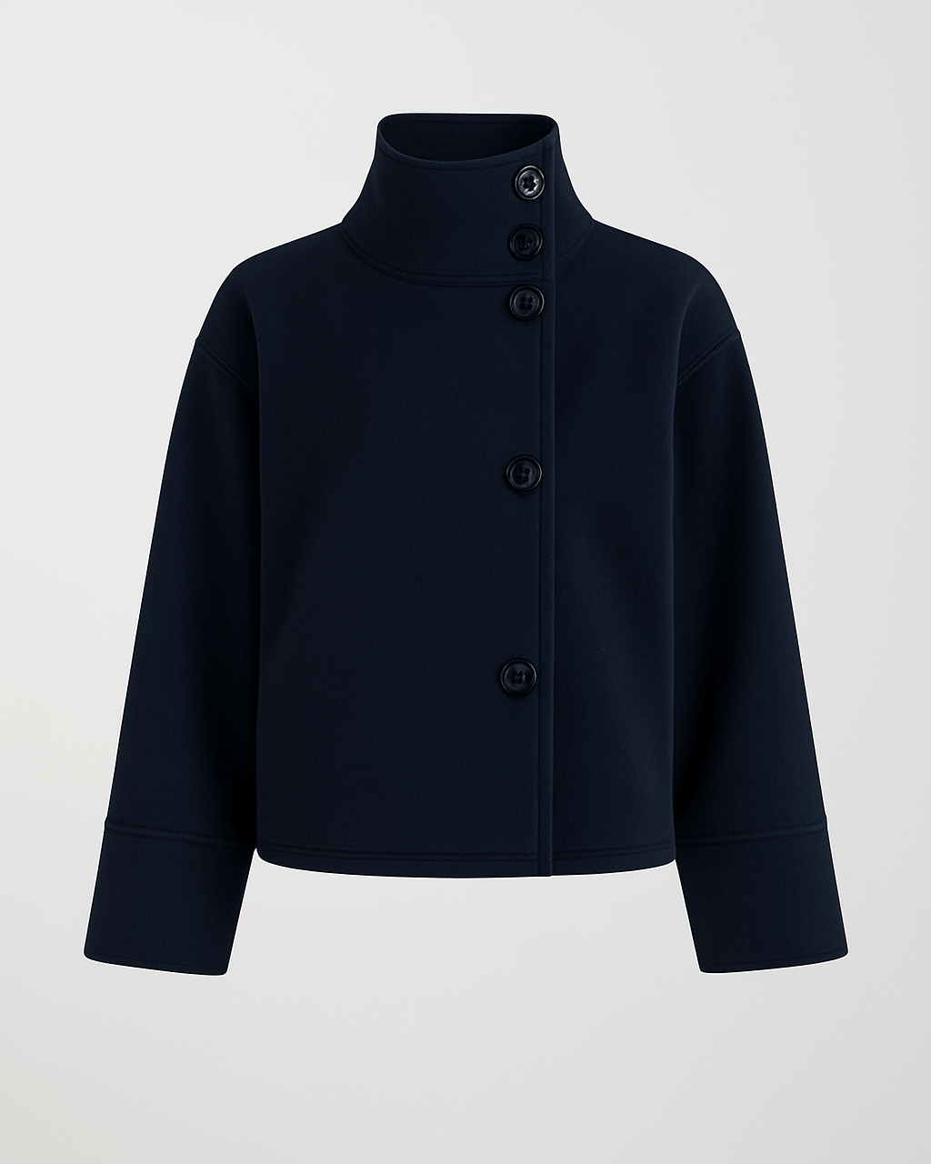 Camilla | High-Neck Button Jacket