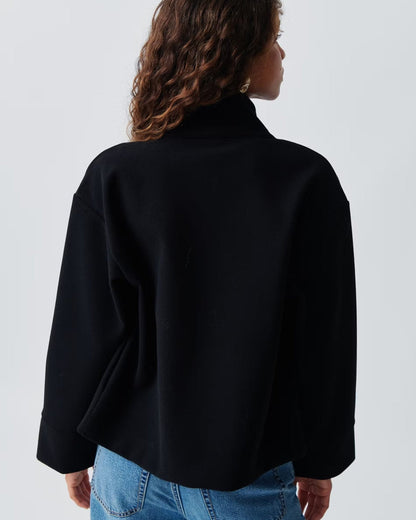 Camilla | High-Neck Button Jacket
