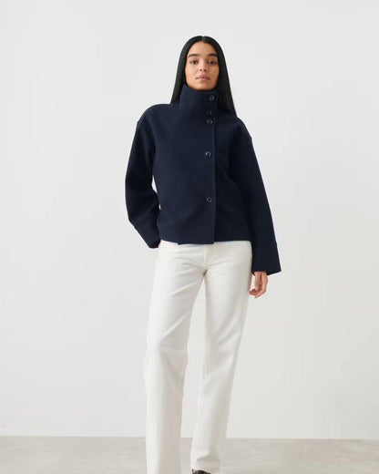 Camilla | High-Neck Button Jacket