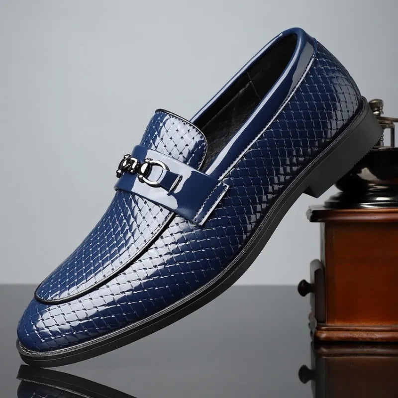 Roger | White Leather Dress Loafers