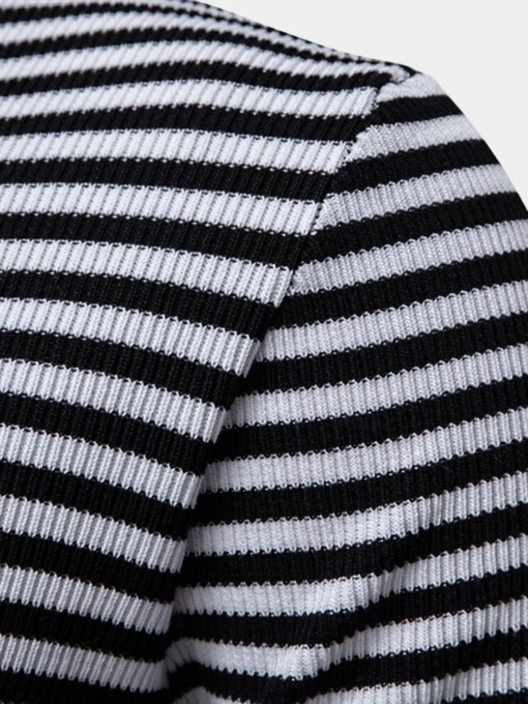 Carlton | Navy Striped Polo Shirt