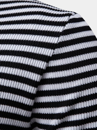 Carlton | Navy Striped Polo Shirt