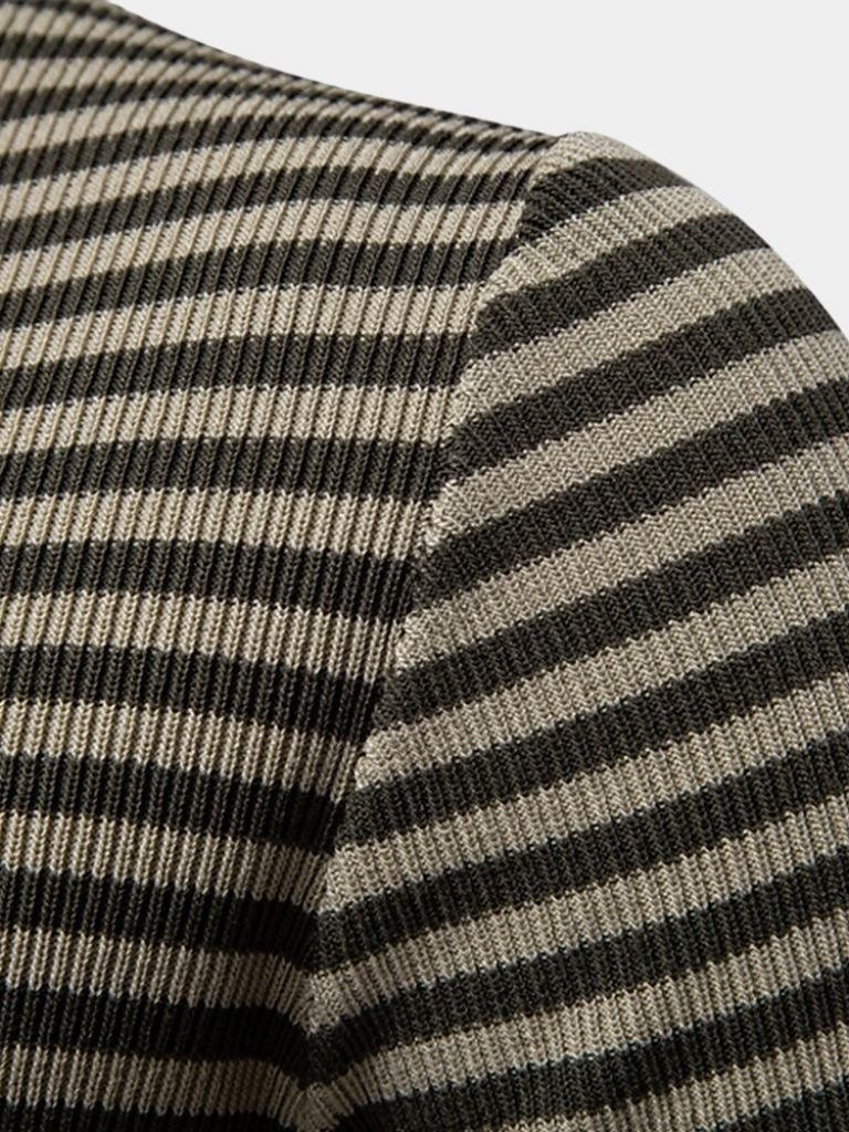 Carlton | Navy Striped Polo Shirt