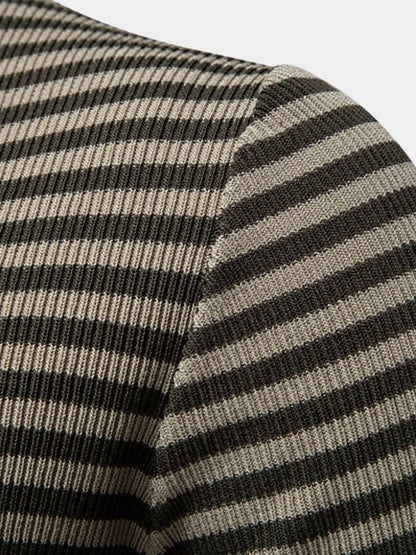 Carlton | Navy Striped Polo Shirt