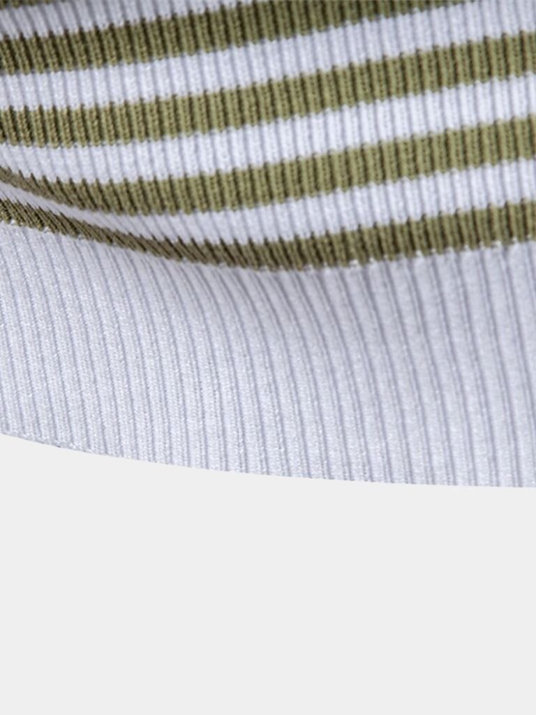 Carlton | Navy Striped Polo Shirt