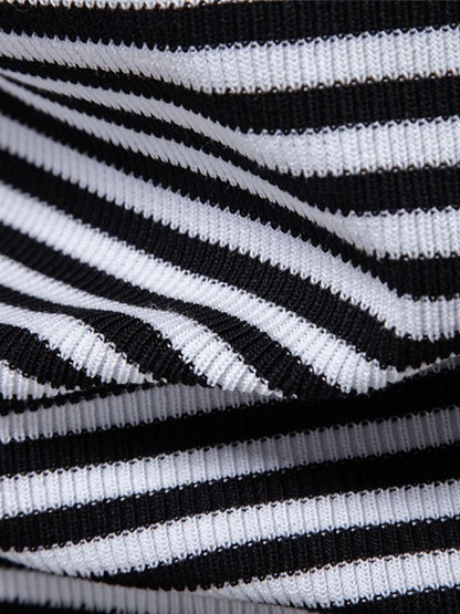 Carlton | Navy Striped Polo Shirt
