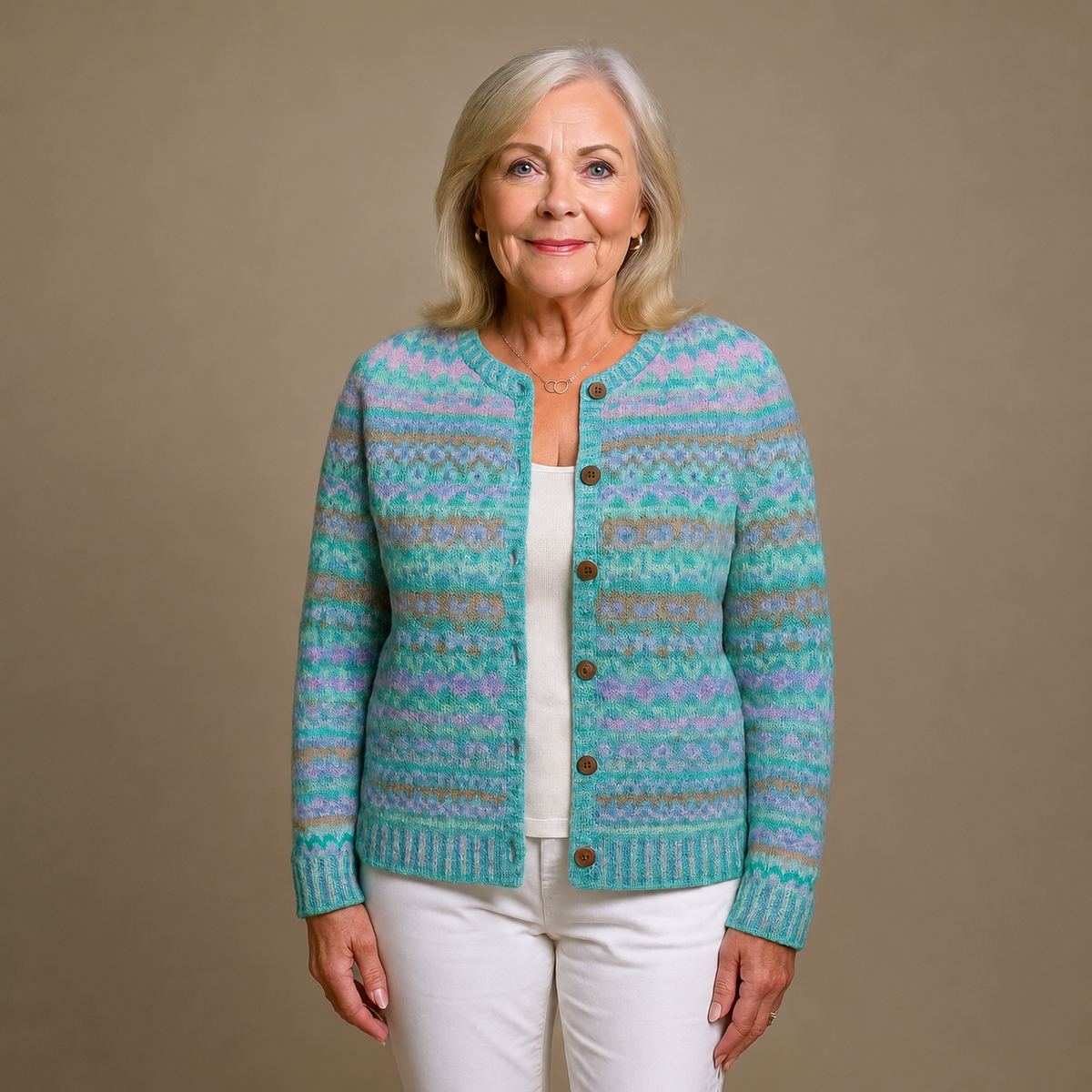 Valerie | Light Blue Tulip Cardigan