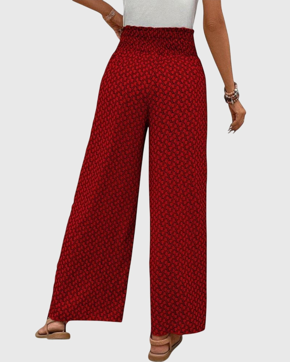 Ciara | Printed Palazzo Trousers