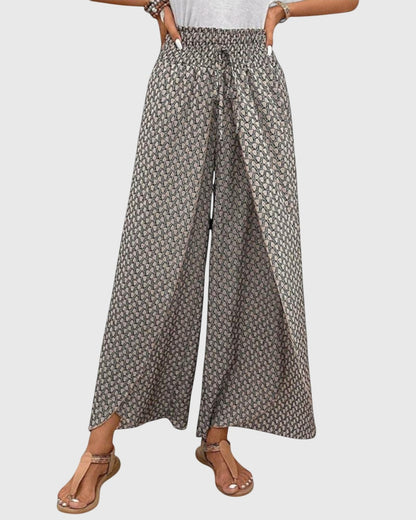 Ciara | Printed Palazzo Trousers