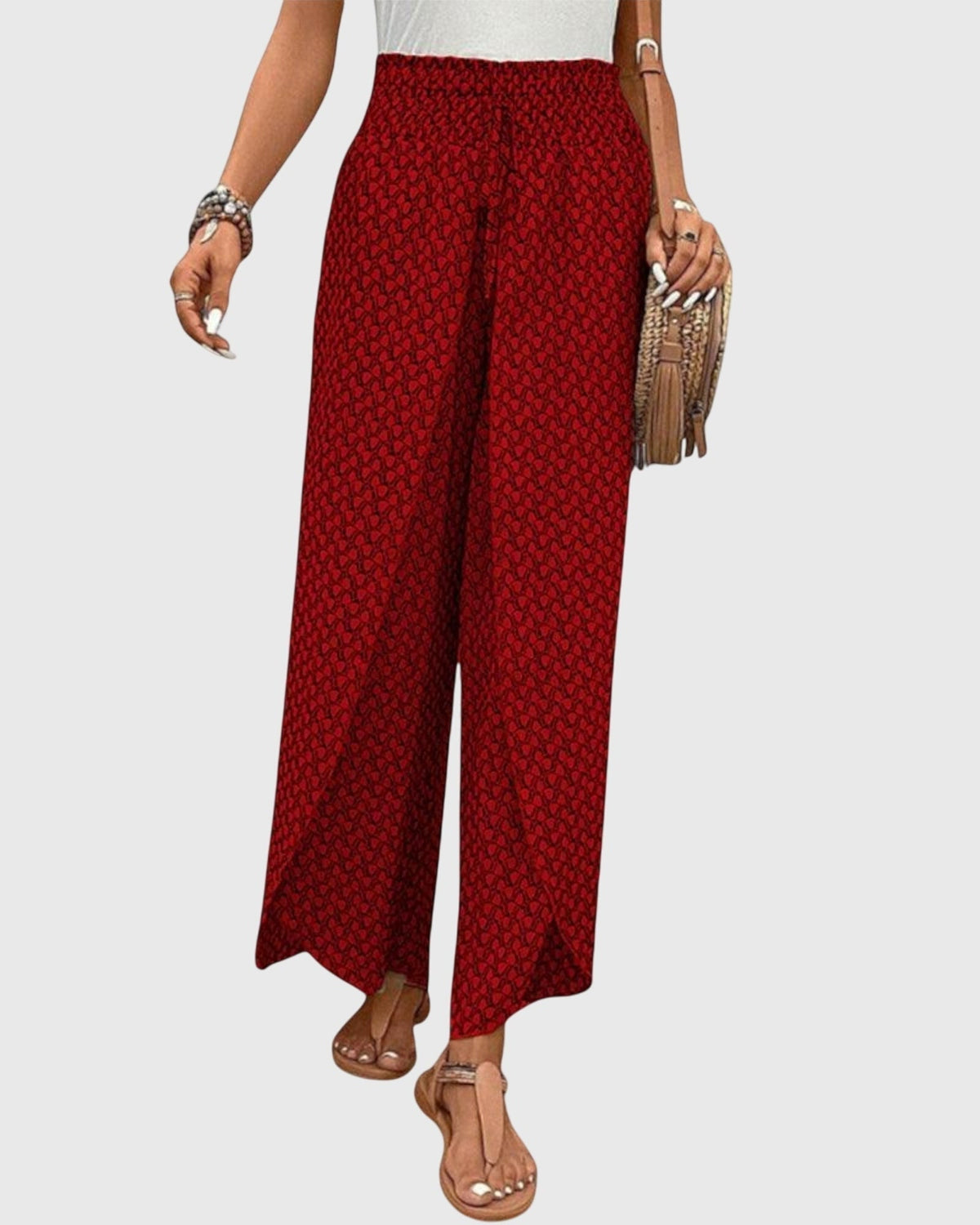 Ciara | Printed Palazzo Trousers