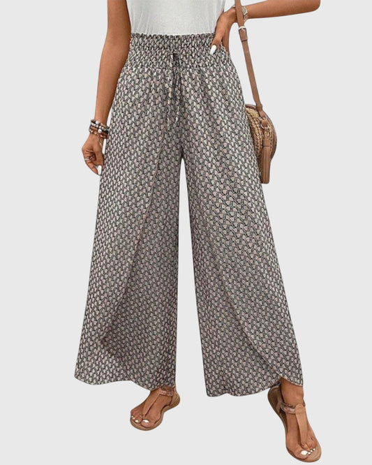 Ciara | Printed Palazzo Trousers