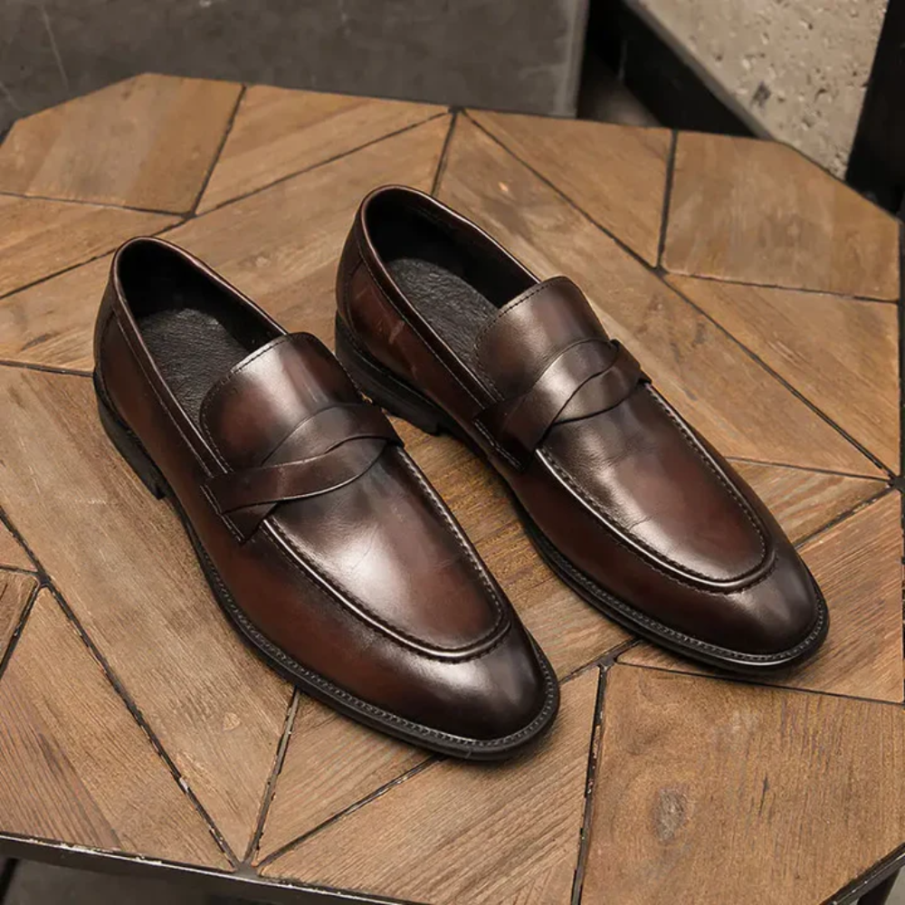 Robert | Smart Leather Penny Loafers