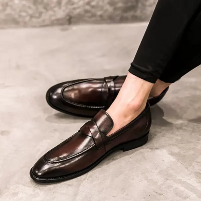 Robert | Smart Leather Penny Loafers