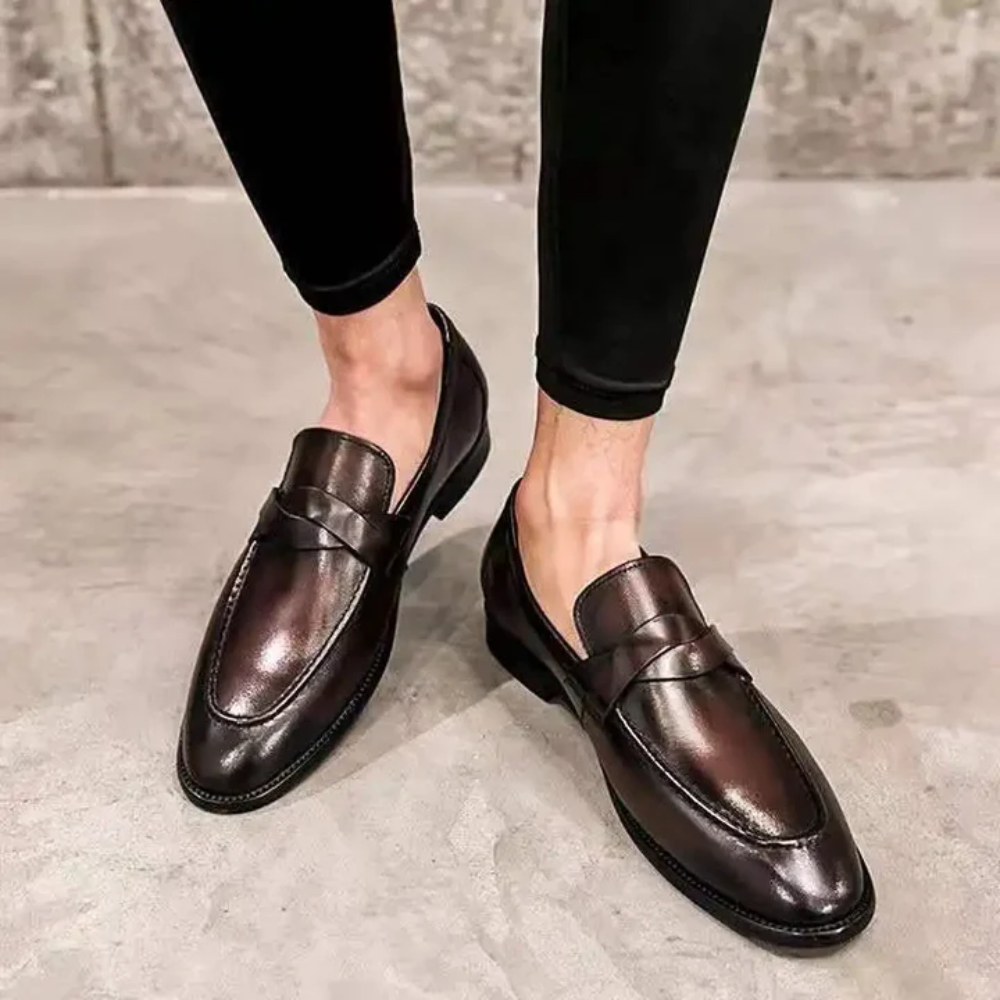 Robert | Smart Leather Penny Loafers