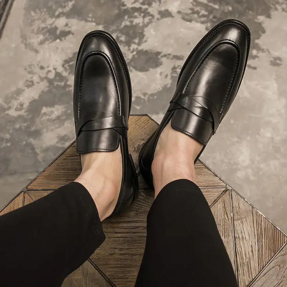 Robert | Smart Leather Penny Loafers