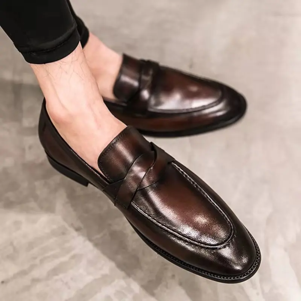 Robert | Smart Leather Penny Loafers