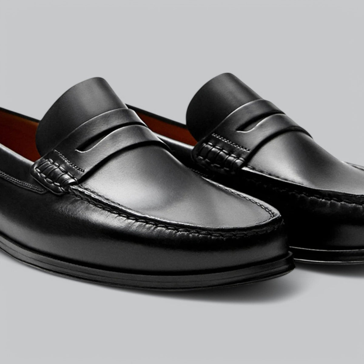 Raymond | Leather Penny Loafers