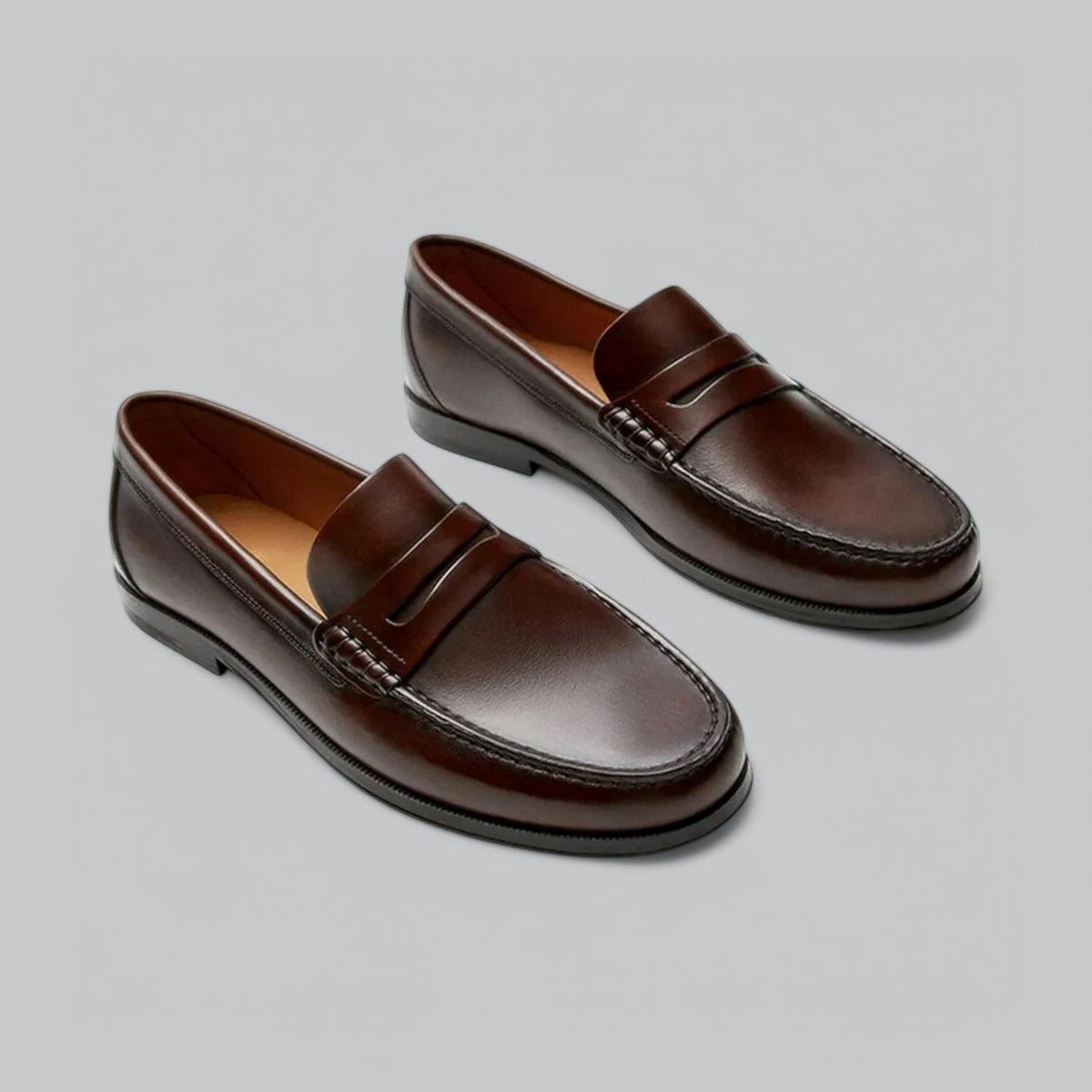 Raymond | Leather Penny Loafers