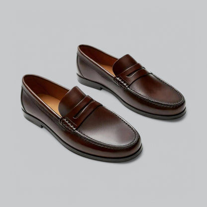 Raymond | Leather Penny Loafers