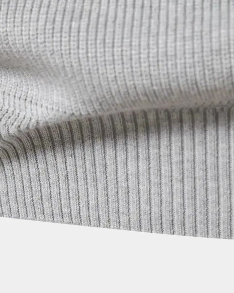 Christian | Light Grey Half-Zip Jumper