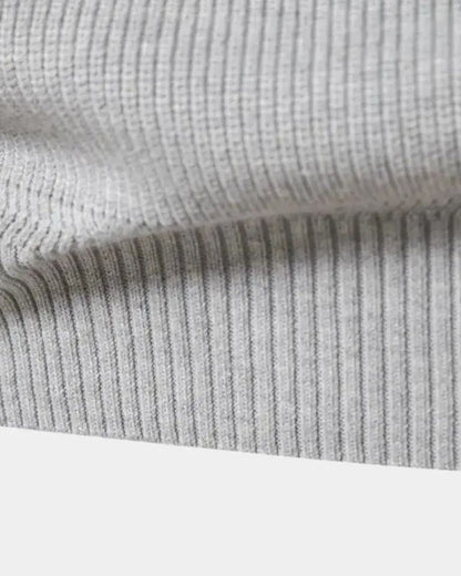 Christian | Light Grey Half-Zip Jumper