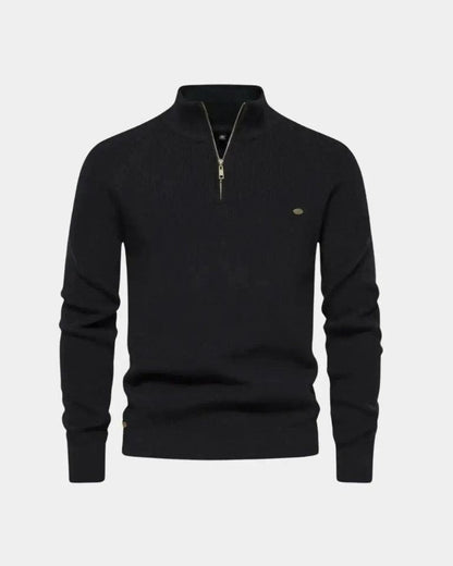 Christian | Light Grey Half-Zip Jumper