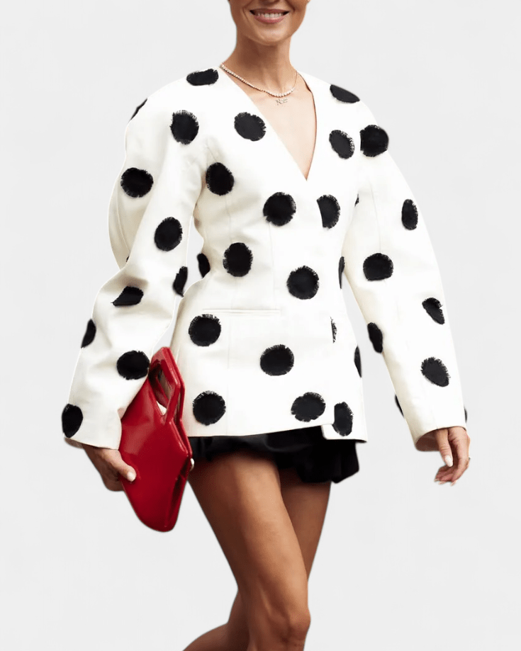 Clara | Polka-Dot Jacket