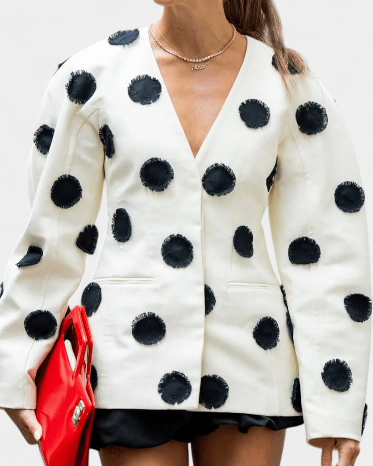 Clara | Polka-Dot Jacket