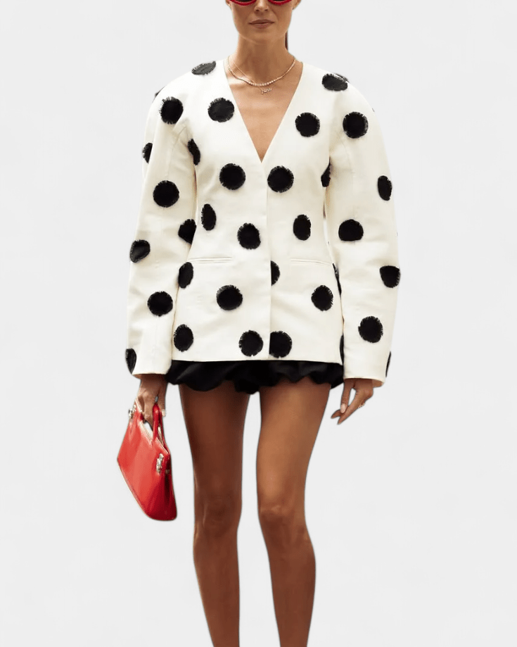 Clara | Polka-Dot Jacket