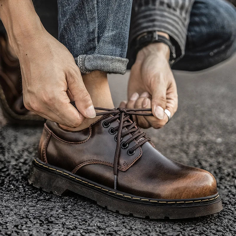 Callum | Brown Derby Shoes