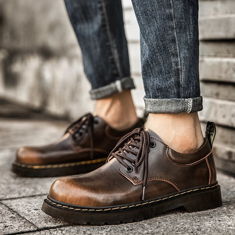 Callum | Brown Derby Shoes