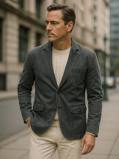 Connor | Charcoal Casual Blazer