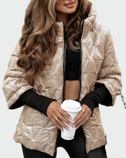 Dilys | Cotton-Blend Hooded Jacket