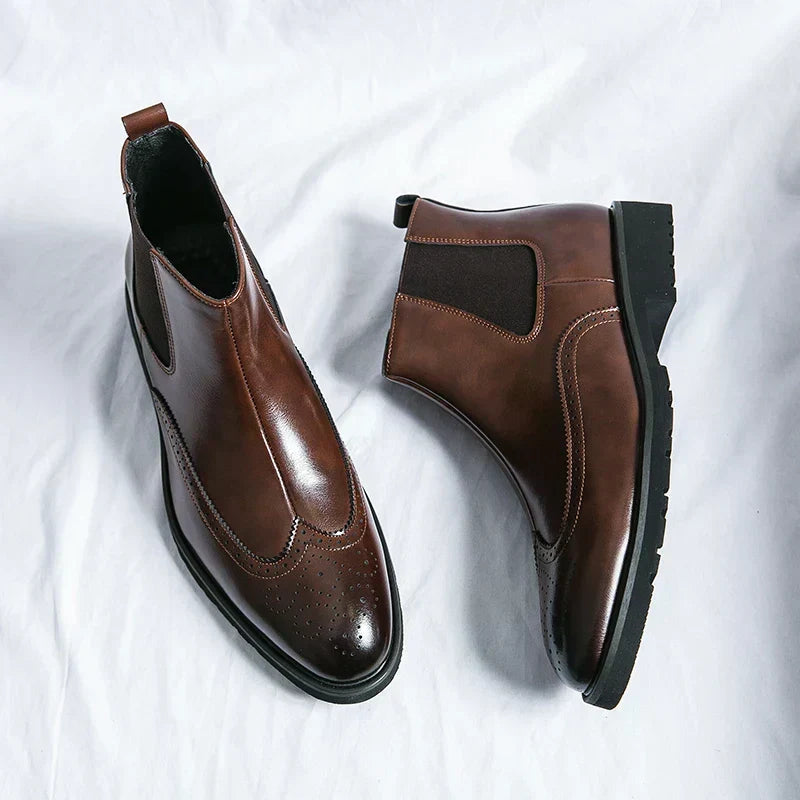 Dominic | Black Chelsea Boots