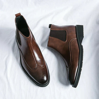 Dominic | Black Chelsea Boots