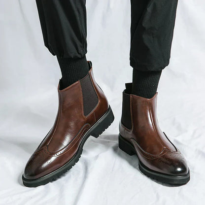 Dominic | Black Chelsea Boots