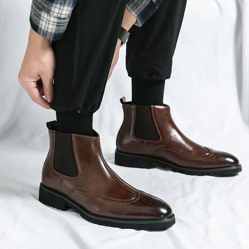 Dominic | Black Chelsea Boots
