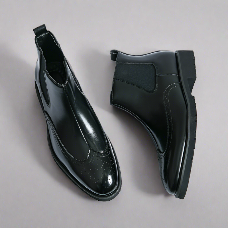 Dominic | Black Chelsea Boots
