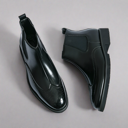 Dominic | Black Chelsea Boots