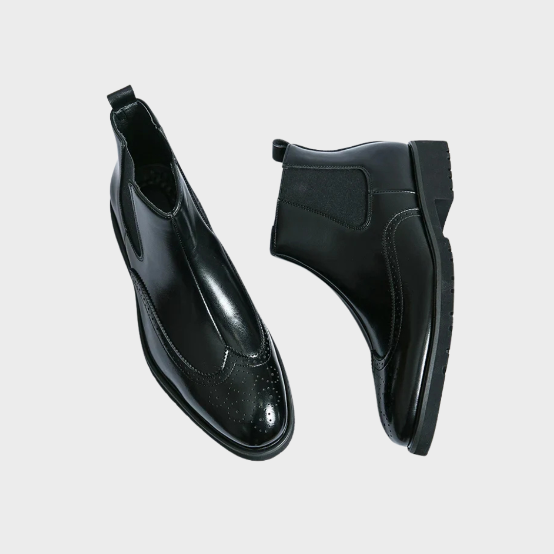 Dominic | Black Chelsea Boots